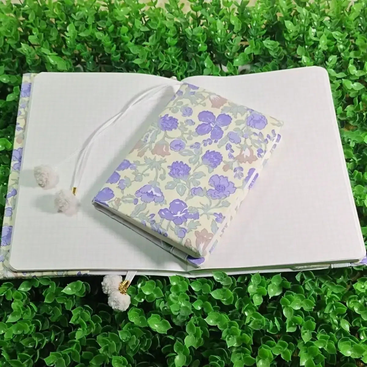 Fromthenon A5 A6 Fabric Puff Notebook Cover Planner Case Cover Protective Shell Journal Cover Office Stationery Supplies