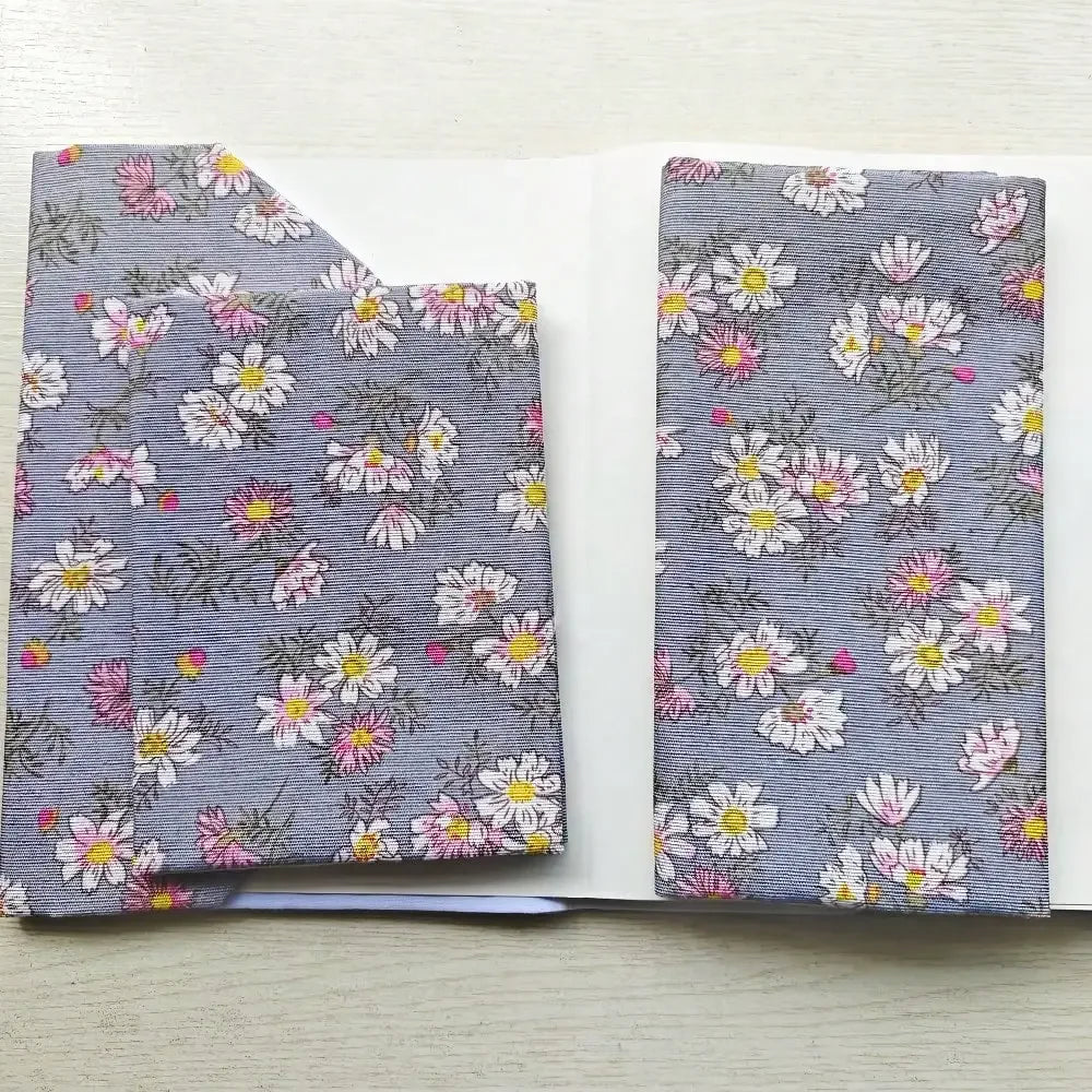 Fromthenon A5 A6 Fabric Floral Book Cover Planner Case Cover Protective Shell Journal Cover Protector Office Stationery Supplies